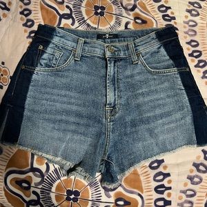 7 for All ManKind Jean Shorts